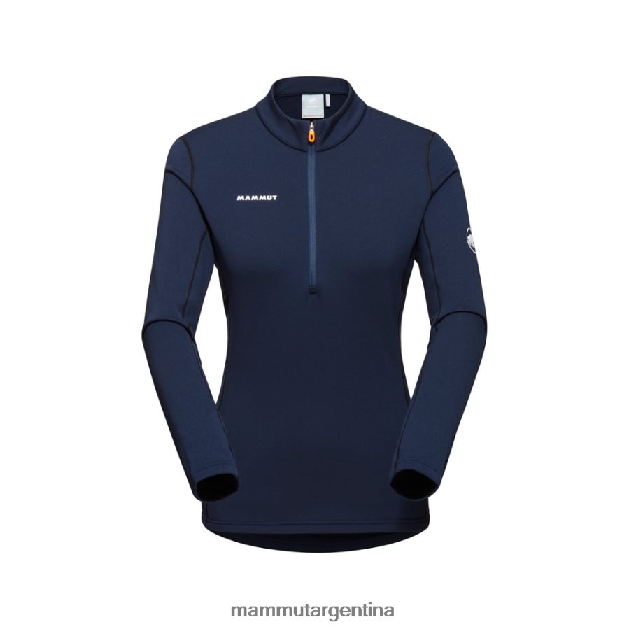 tirador de media cremallera aenergy ml mujer 2B8PD2225 Mammut negro marino ropa