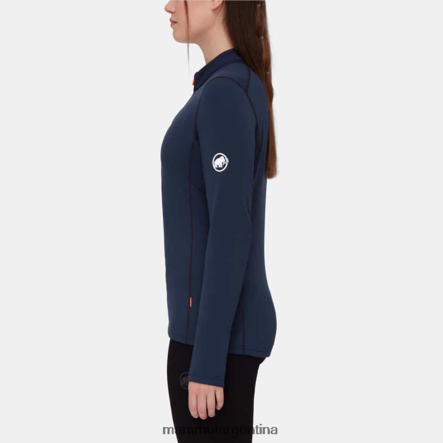 tirador de media cremallera aenergy ml mujer 2B8PD2225 Mammut negro marino ropa