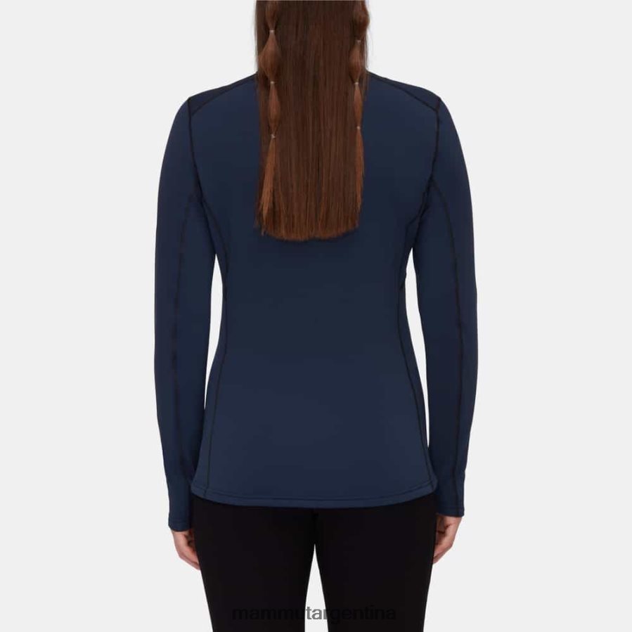 tirador de media cremallera aenergy ml mujer 2B8PD2225 Mammut negro marino ropa