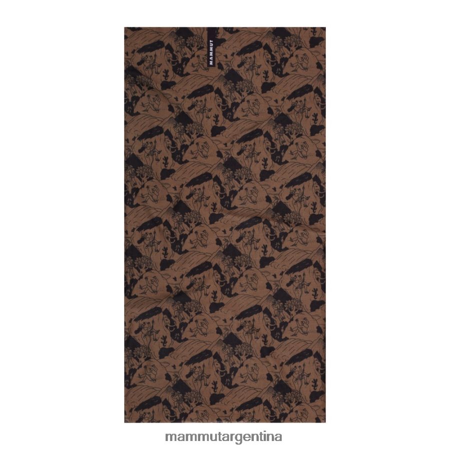 escena de escalada de polaina de cuello unisexo 2B8PD21189 Mammut negro arena oscuro accesorios