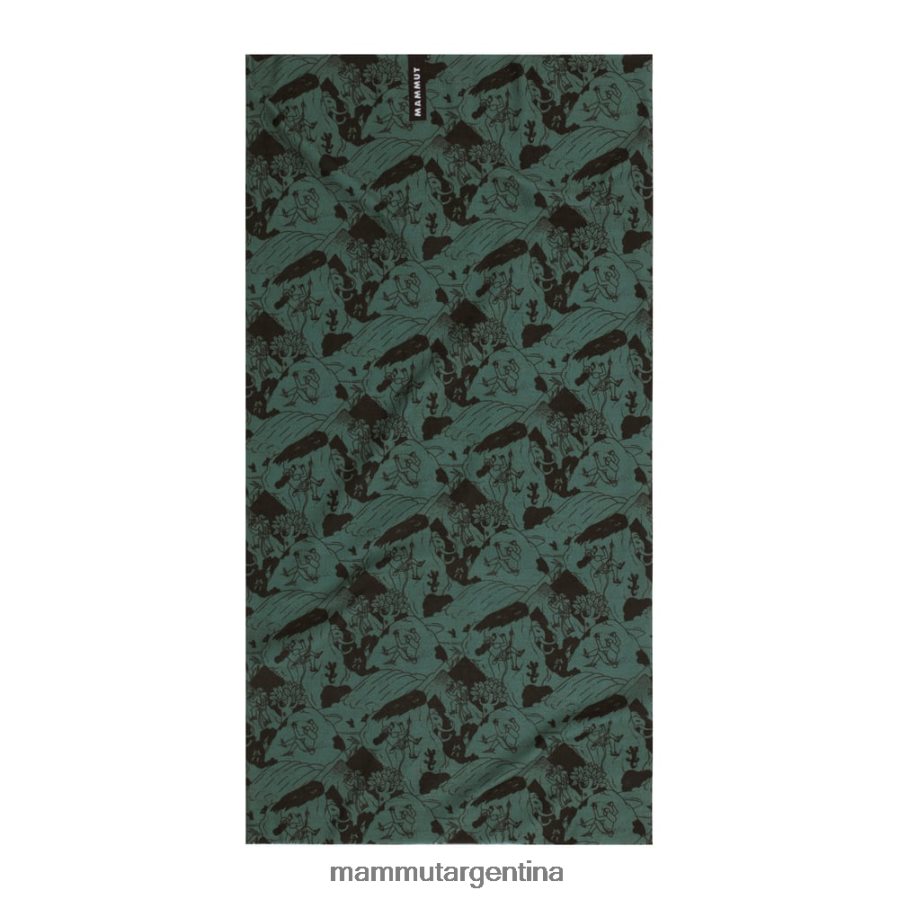 escena de escalada de polaina de cuello unisexo 2B8PD21190 Mammut negro jade oscuro accesorios