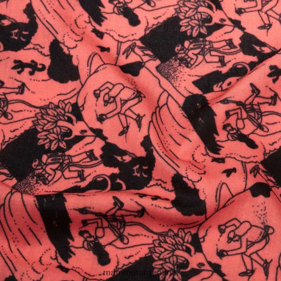 escena de escalada de polaina de cuello unisexo 2B8PD2303 Mammut salmón-negro accesorios