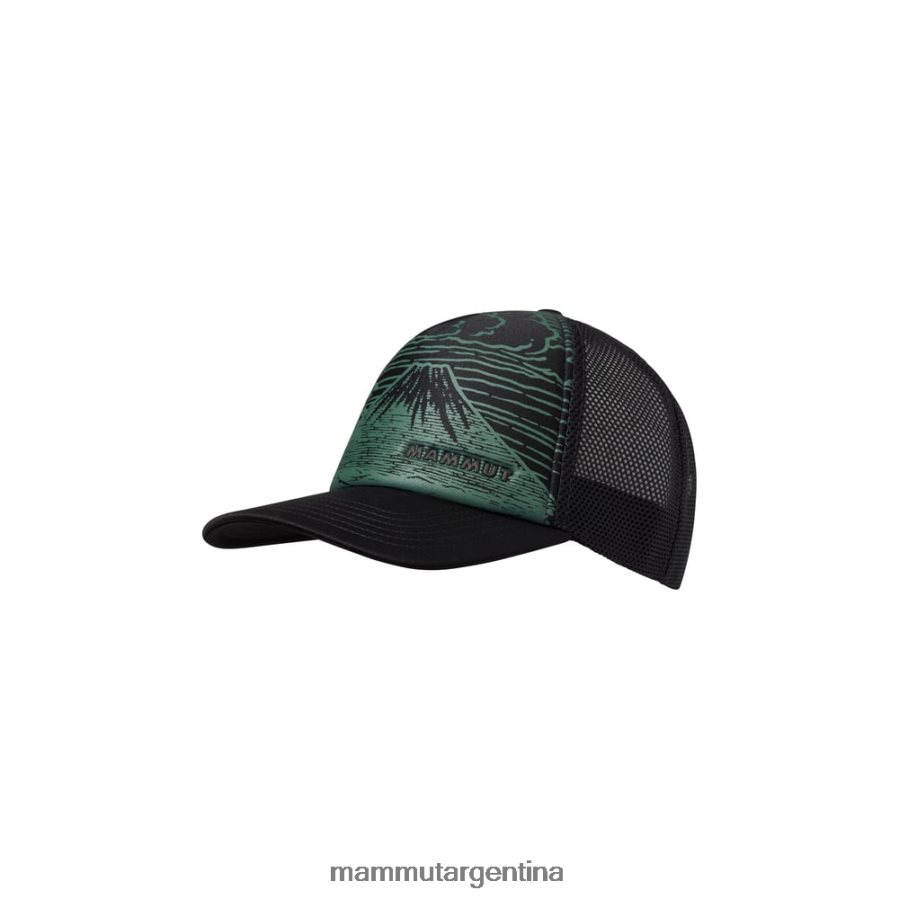 gorra de risco fujiyama unisexo 2B8PD2302 Mammut jade negro oscuro accesorios