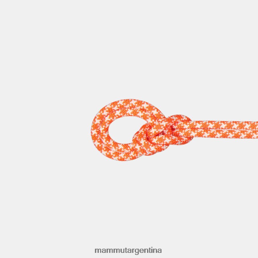 Cuerda clásica 9.5 crag unisexo 2B8PD2393 Mammut naranja-blanco vibrante equipo