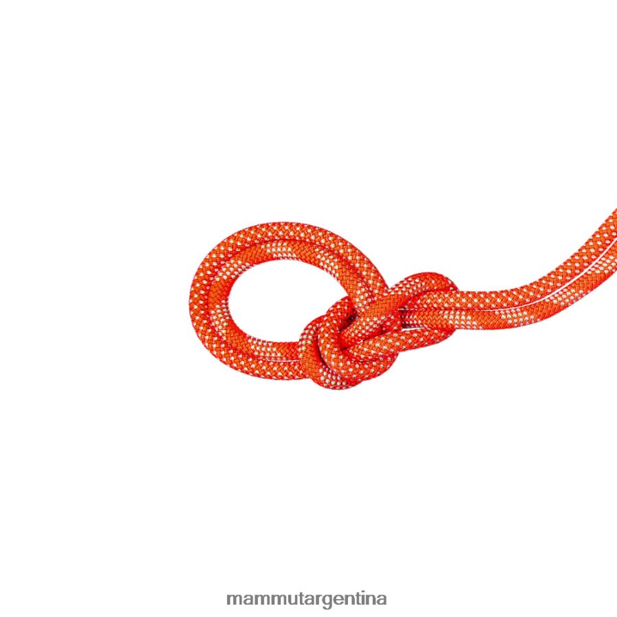 Cuerda clásica 9.8 crag unisexo 2B8PD21413 Mammut naranja-blanco vibrante equipo