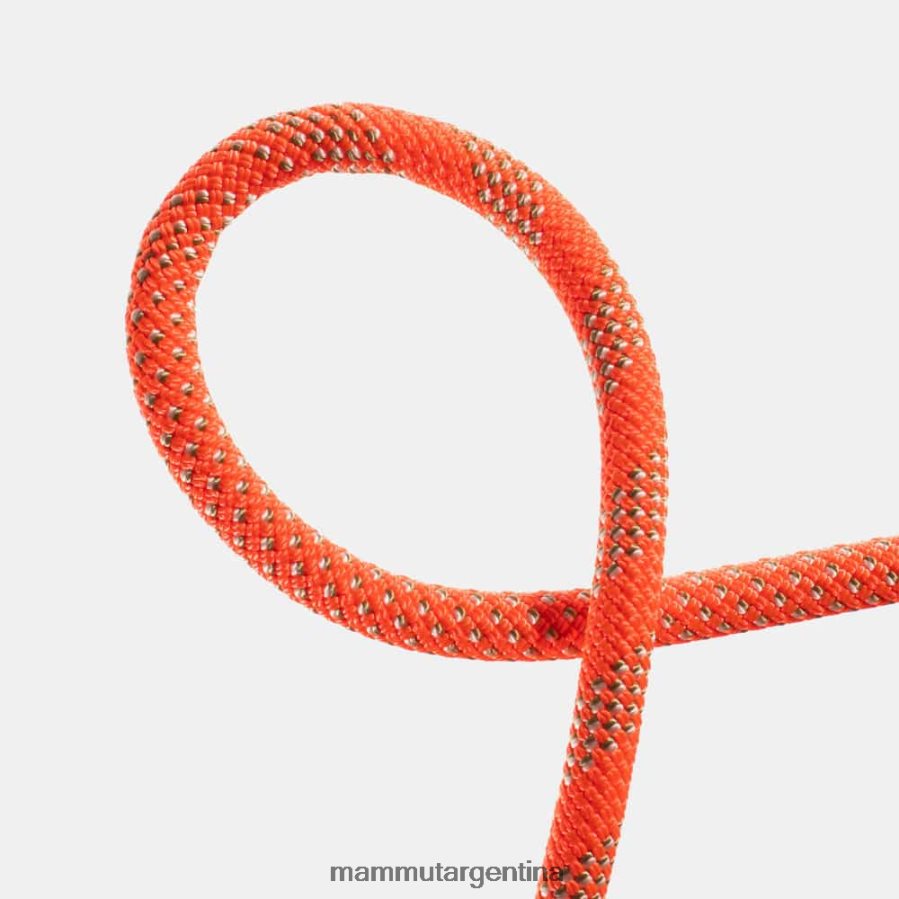 Cuerda clásica 9.8 crag unisexo 2B8PD21413 Mammut naranja-blanco vibrante equipo