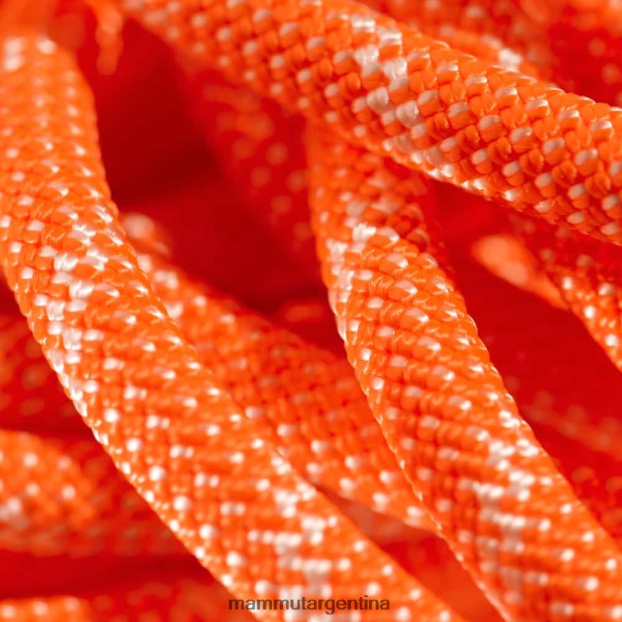 Cuerda clásica alpina 8.0 unisexo 2B8PD2505 Mammut naranja-blanco equipo