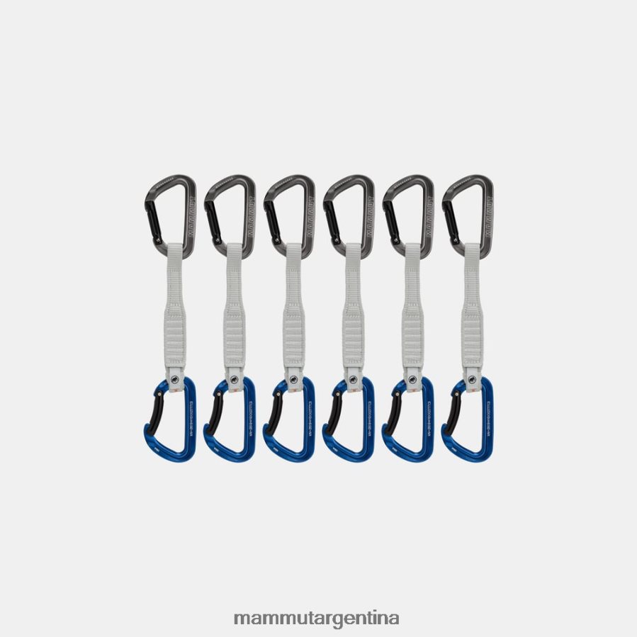 Workhorse Keylock 17 cm Paquete de 6 cintas exprés unisexo 2B8PD2436 Mammut gris azul equipo