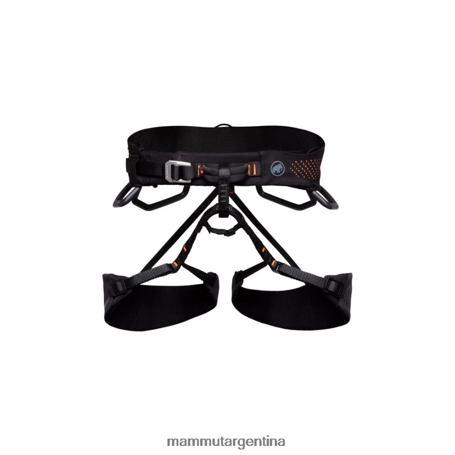 arnés cómodo de ajuste rápido unisexo 2B8PD2501 Mammut negro-naranja de seguridad equipo