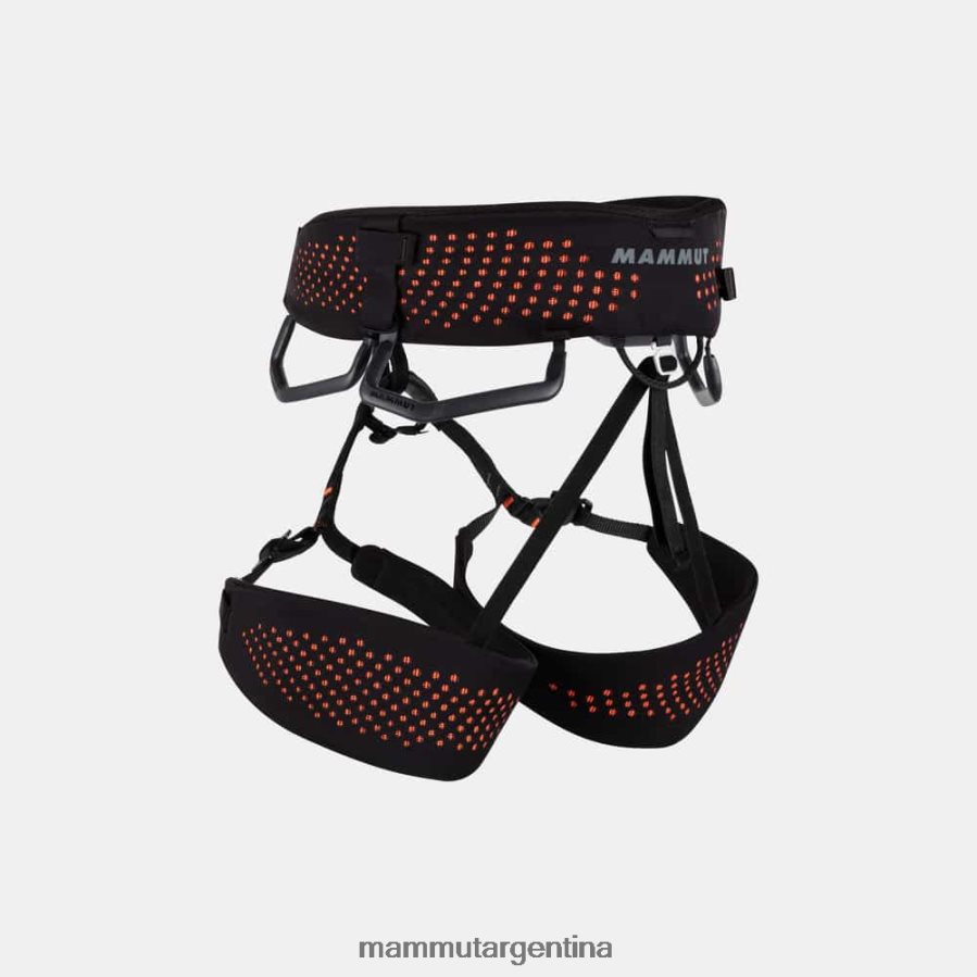 arnés cómodo de ajuste rápido unisexo 2B8PD2501 Mammut negro-naranja de seguridad equipo