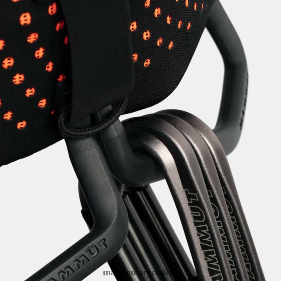 arnés cómodo de ajuste rápido unisexo 2B8PD2501 Mammut negro-naranja de seguridad equipo