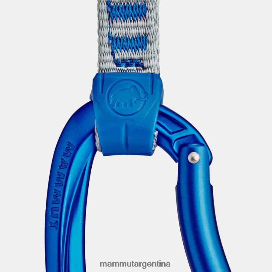 crag keylock indicador de 10 cm paquete de 6 cintas exprés unisexo 2B8PD2553 Mammut plata-ultramar equipo