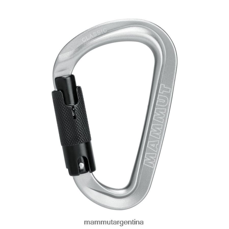 mosquetón clásico hms twistlock plus unisexo 2B8PD2557 Mammut gris claro equipo