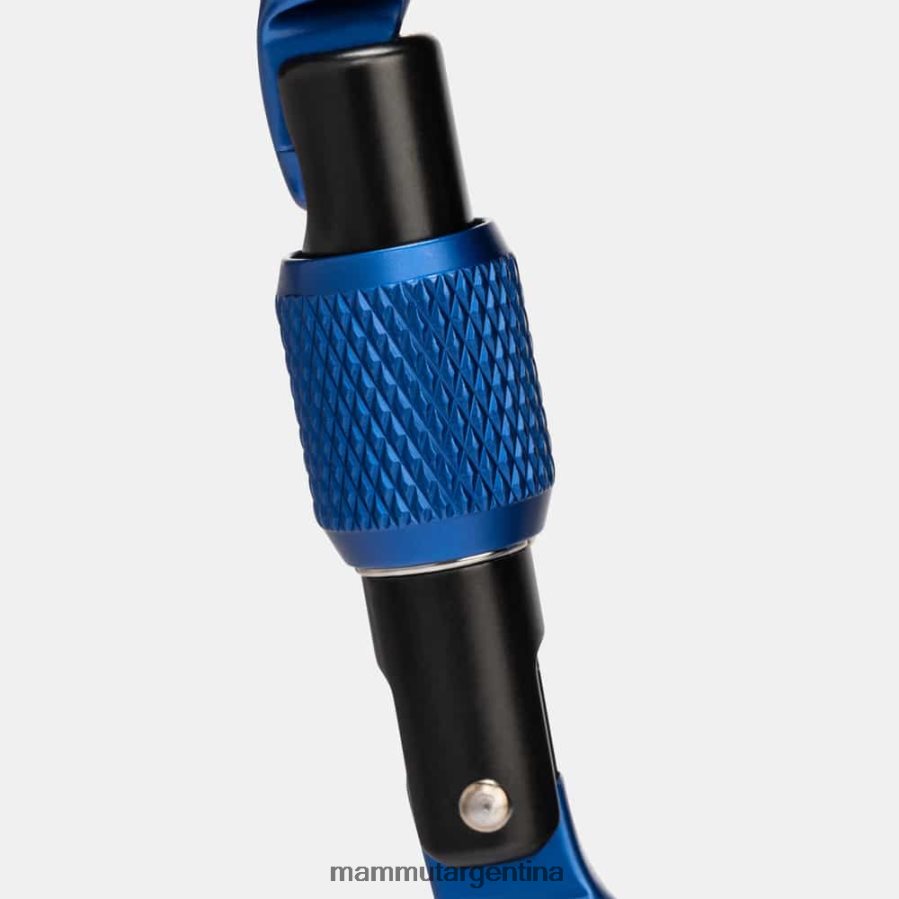 mosquetón crag hms con cierre de rosca unisexo 2B8PD2525 Mammut ultramarino equipo