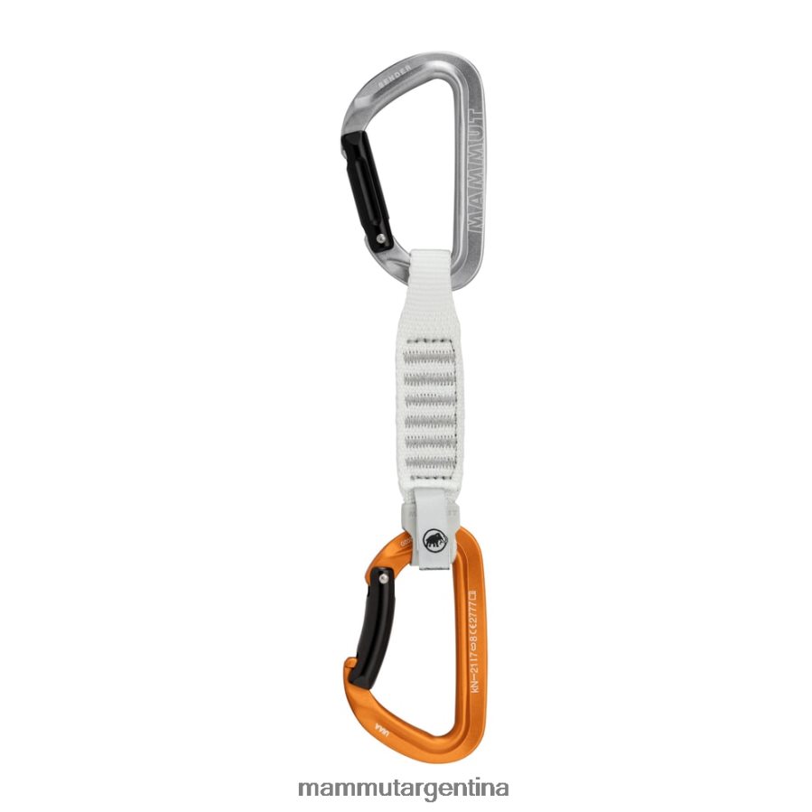 sender keylock 12 cm cinta exprés unisexo 2B8PD2443 Mammut gris claro-dorado equipo