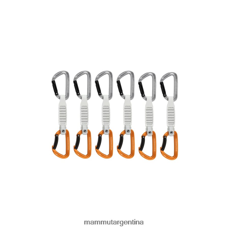 sender keylock 12 cm pack de 6 cintas exprés unisexo 2B8PD2432 Mammut gris claro-dorado equipo