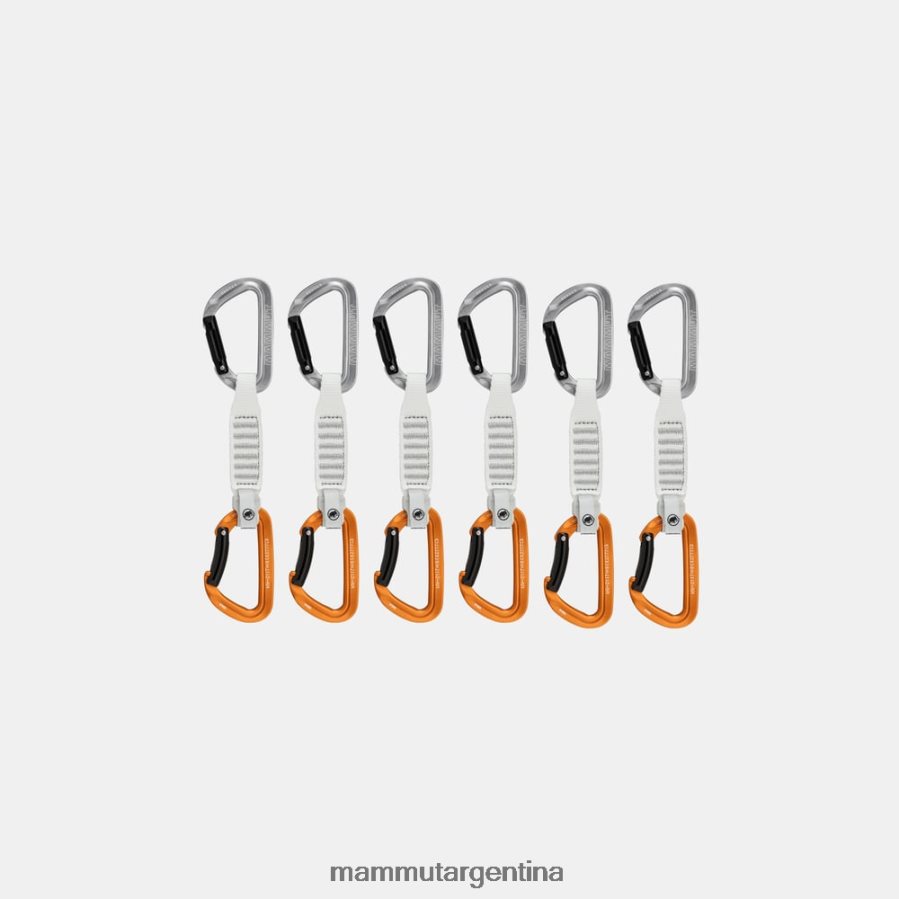 sender keylock 12 cm pack de 6 cintas exprés unisexo 2B8PD2432 Mammut gris claro-dorado equipo