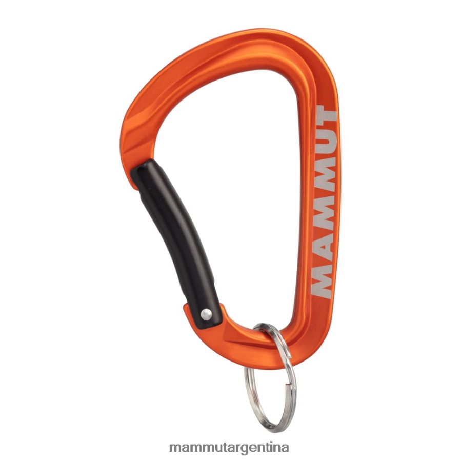 mini mosquetón caballo de batalla keylock l unisexo 2B8PD21365 Mammut naranja equipo